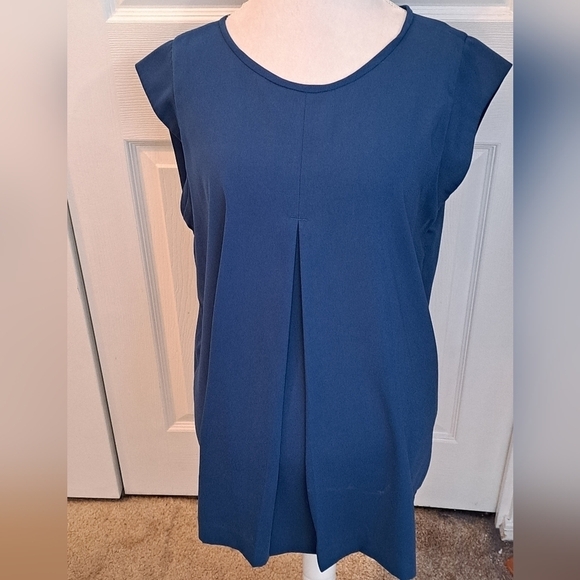 Halogen Sleeveless Blue Green Tunic   Size XL - Picture 1 of 7